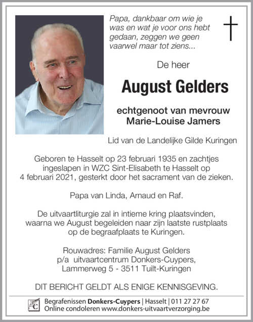 August Gelders