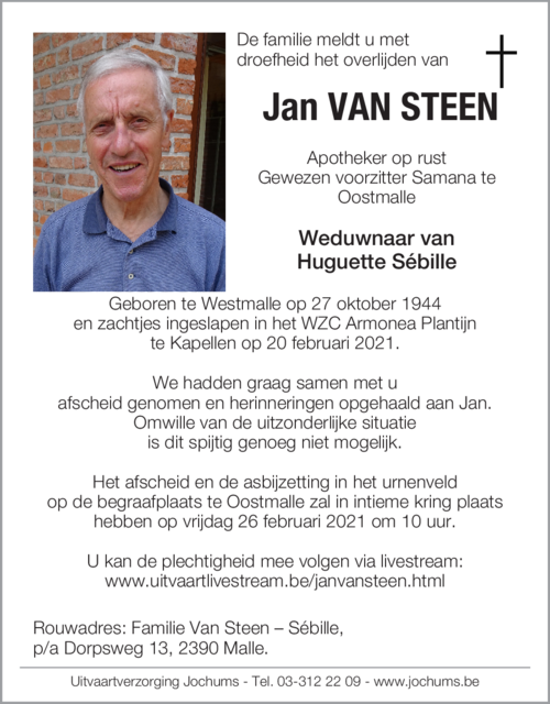 Jan Van Steen