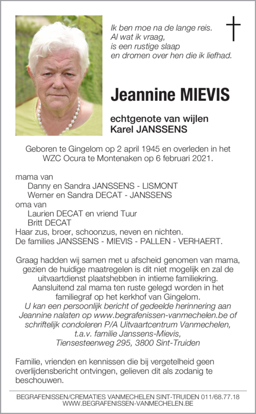 Jeannine Mievis
