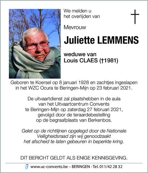 Juliette Lemmens