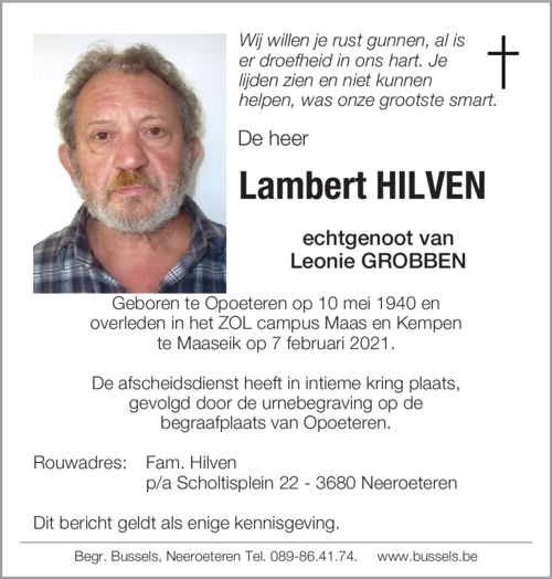 Lambert HILVEN