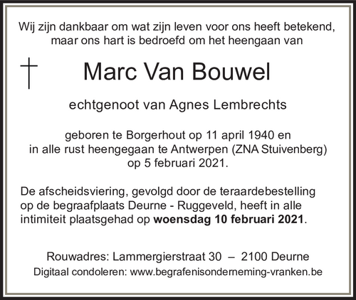 Marc Van Bouwel