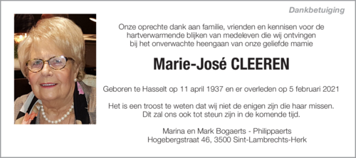 Marie-José CLEEREN