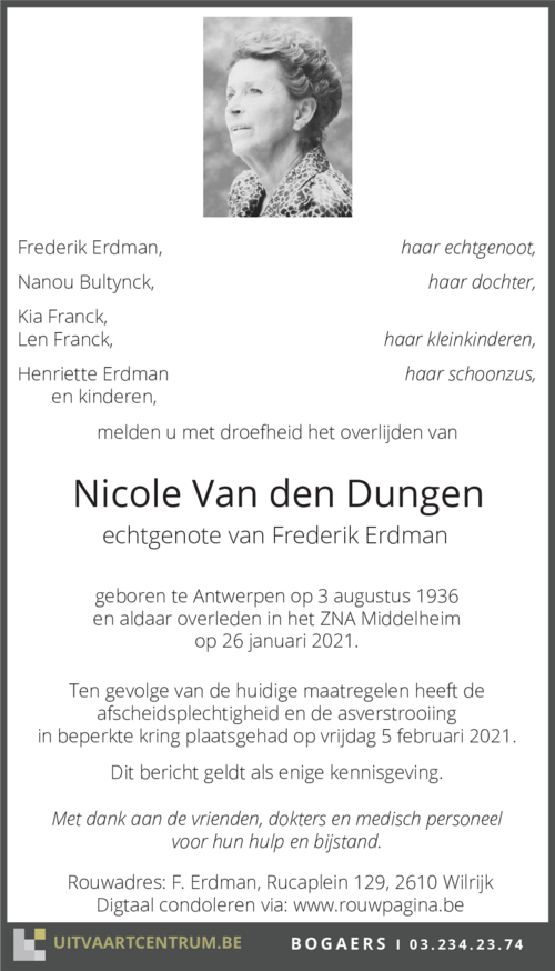 Nicole Van den Dungen