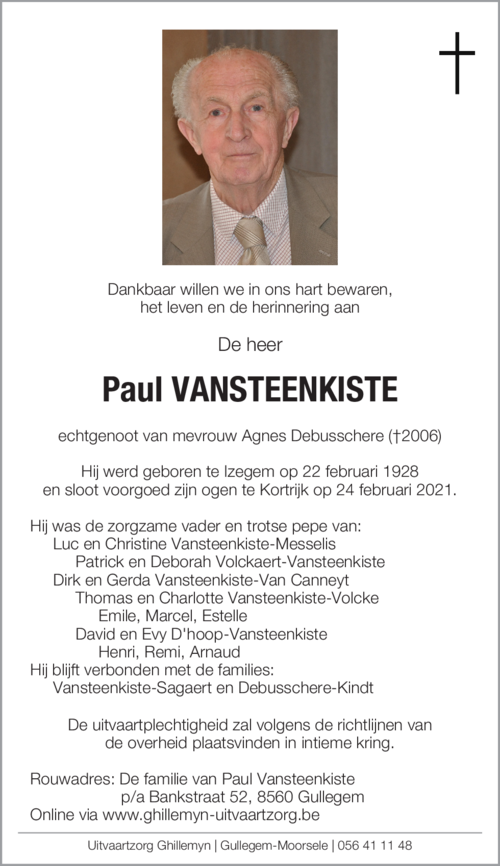 Paul Vansteenkiste