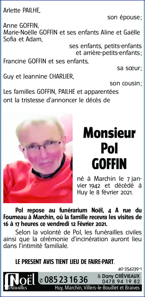 Pol GOFFIN