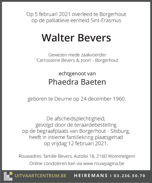 Walter Bevers