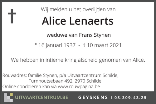 Alice Lenaerts