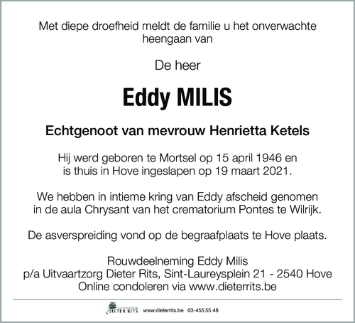Eddy Milis