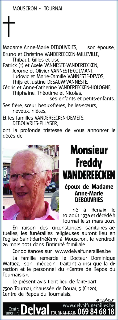 Freddy VANDEREECKEN