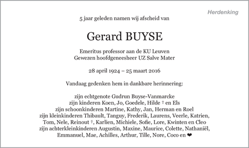 Gerard Buyse