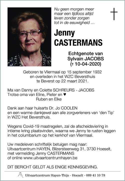 Jenny CASTERMANS