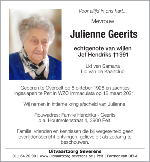 Julienne Geerits