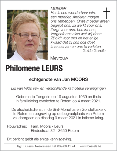 Philomene LEURS