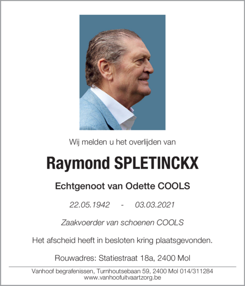 Raymond Spletinckx Spletinckx