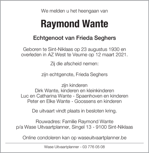 Raymond Wante