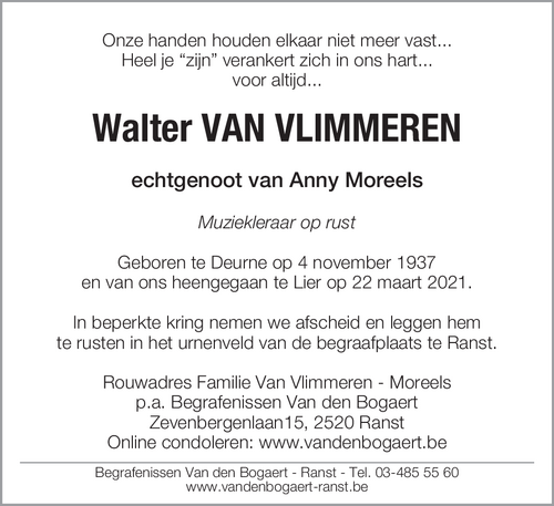 Walter Van Vlimmeren