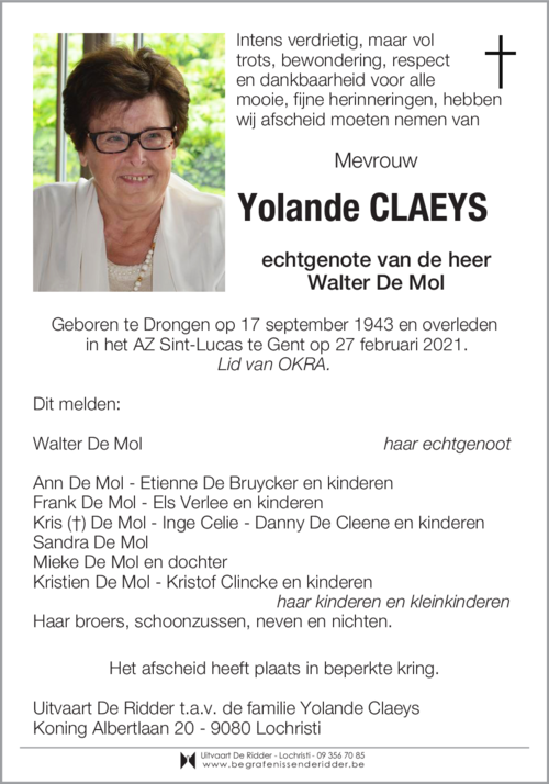 Yolande Claeys