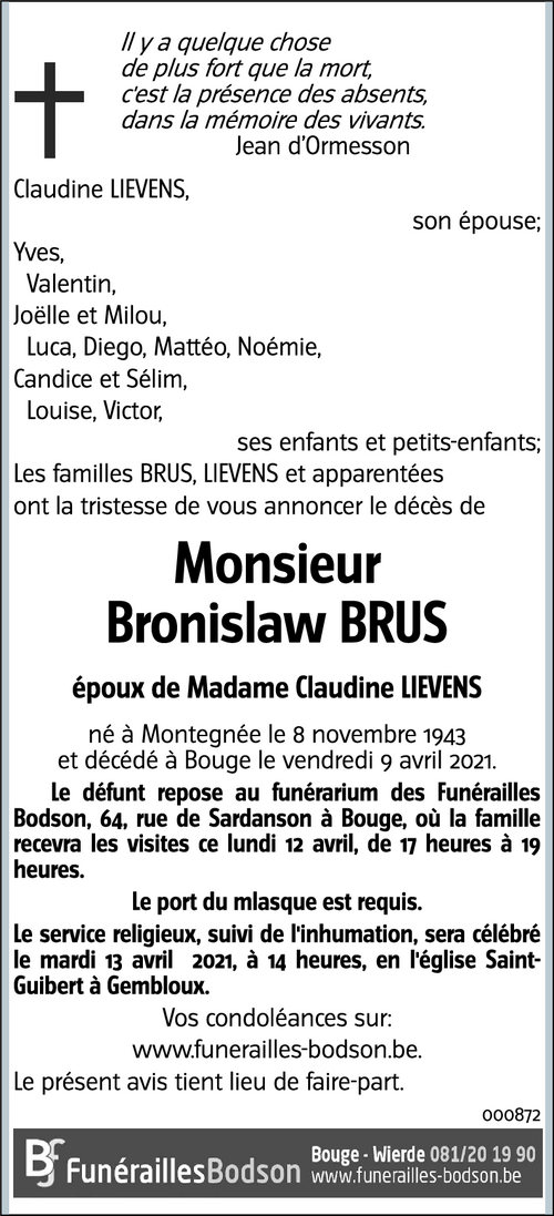 Bronislaw BRUS