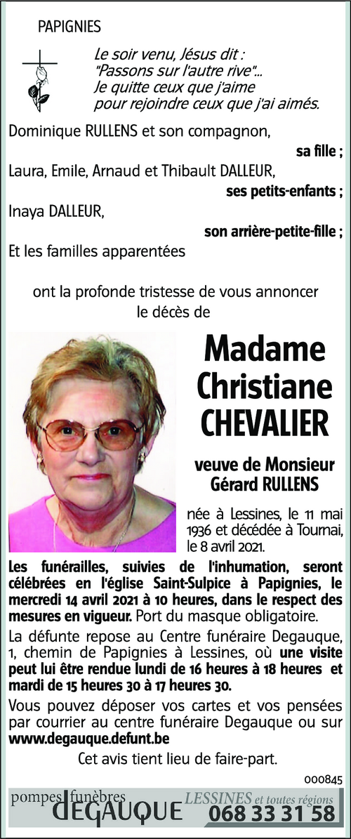 Christiane CHEVALIER