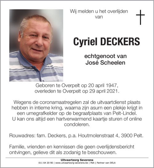 Cyriel Deckers