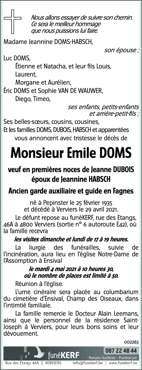 Emile DOMS