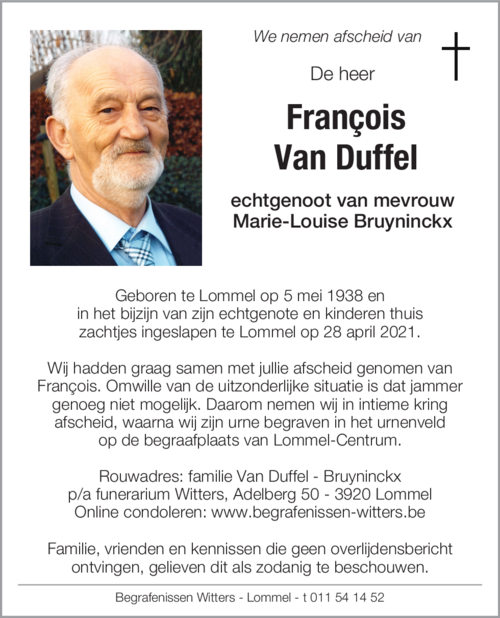 François Van Duffel