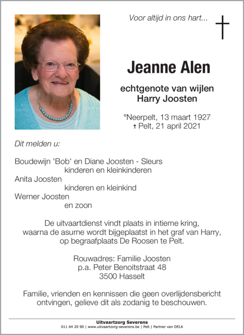 Jeanne Alen