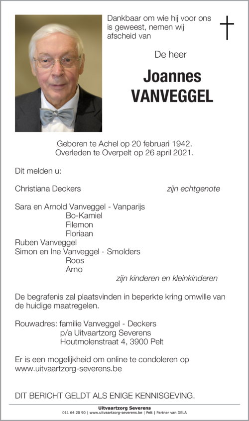 Joannes Vanveggel