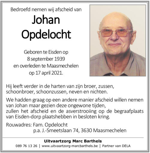 Johan Opdelocht