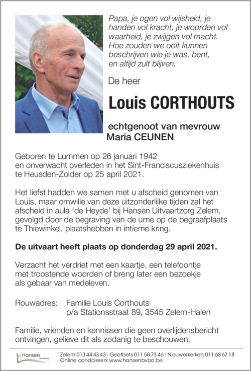 Louis CORTHOUTS
