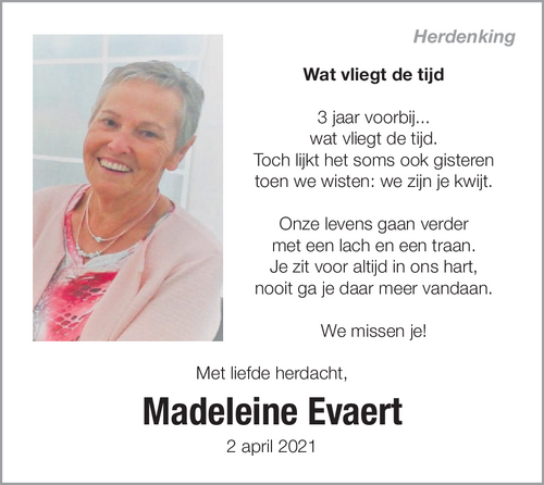 Madeleine Evaert