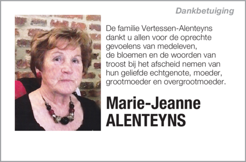 Marie-Jeanne Alenteyns