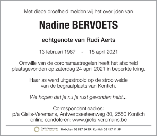 Nadine Bervoets