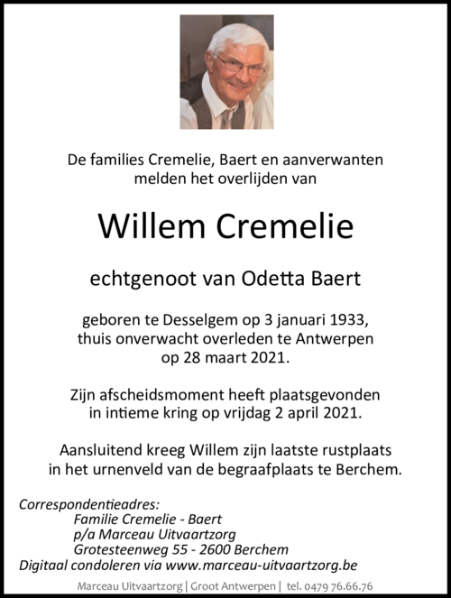 Willem Cremelie