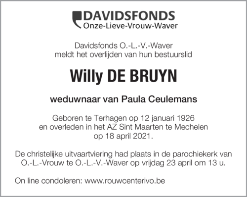 Willy De Bruyn