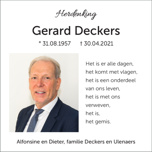 Gerard Deckers