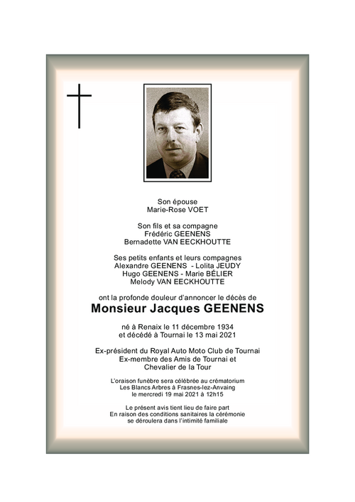Jacques GEENENS
