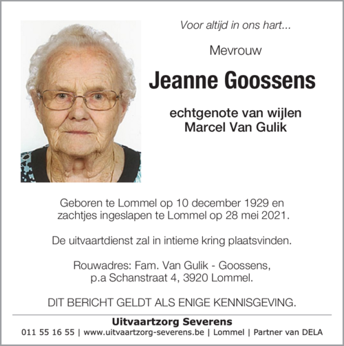 Jeanne Goossens