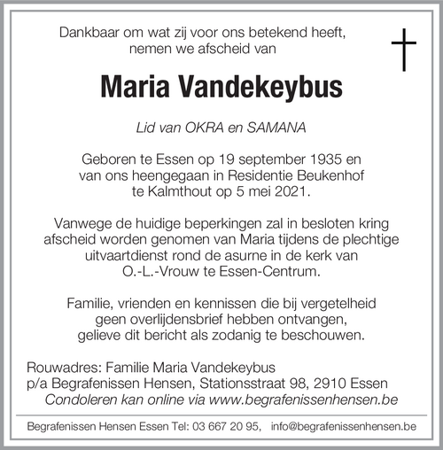 Maria Vandekeybus