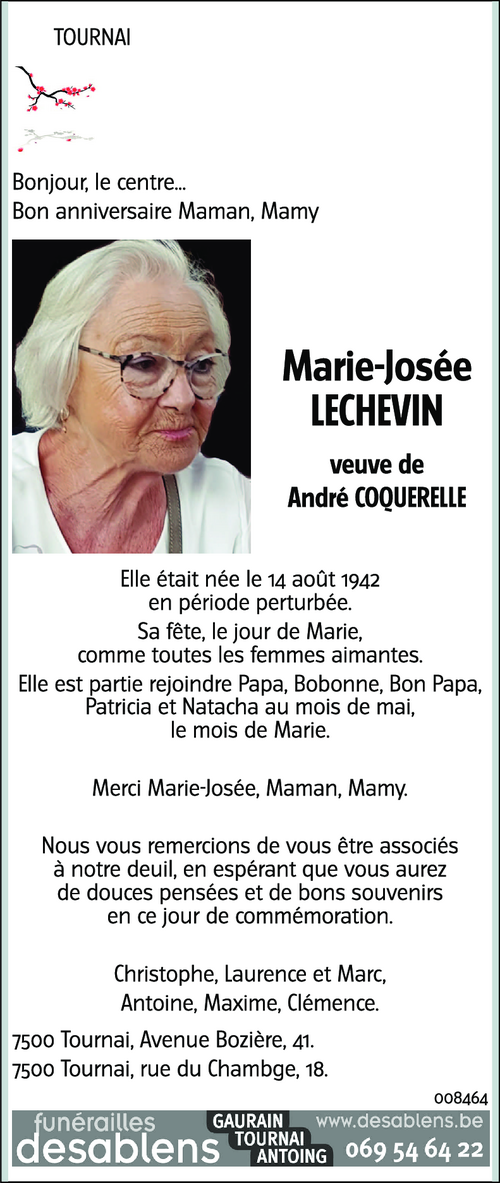 Marie-Josée LECHEVIN