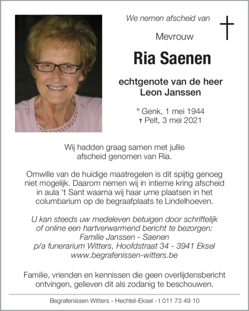 Ria Saenen