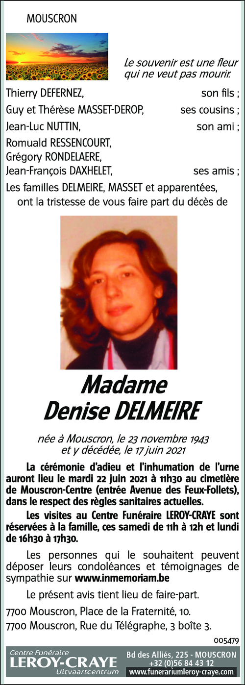 Denise DELMEIRE