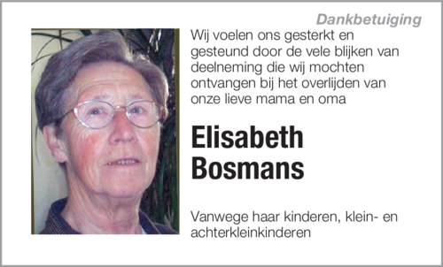 Elisabeth Bosmans