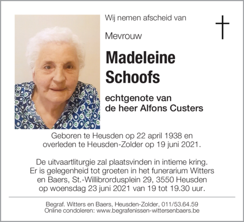 Madeleine Schoofs