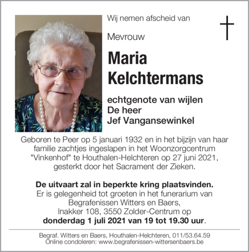Maria Kelchtermans