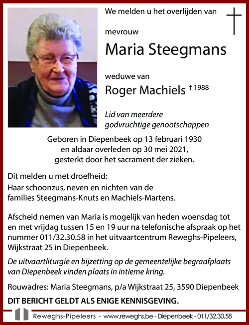 Maria Steegmans