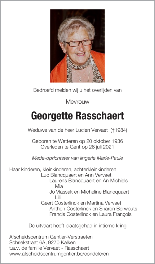 Georgette Rasschaert
