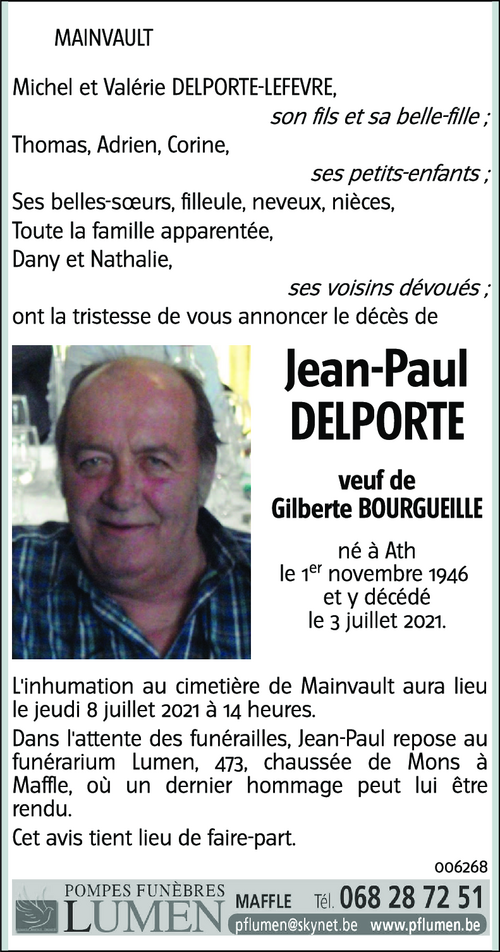 Jean-Paul DELPORTE