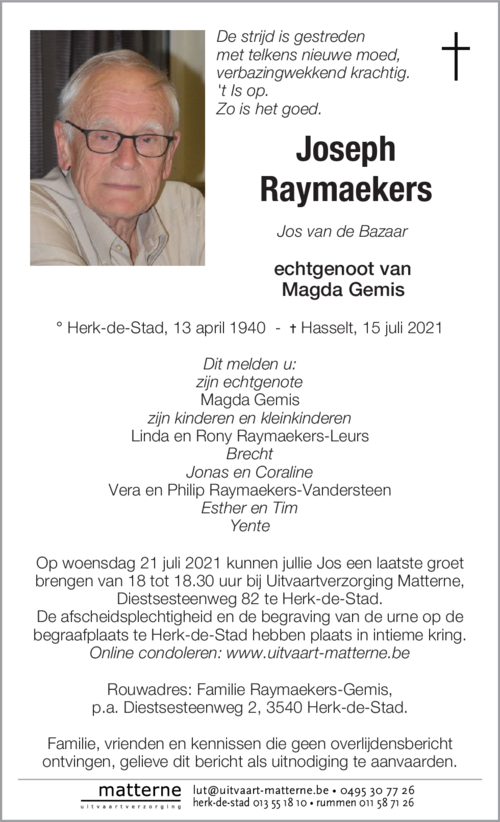 Joseph Raymaekers